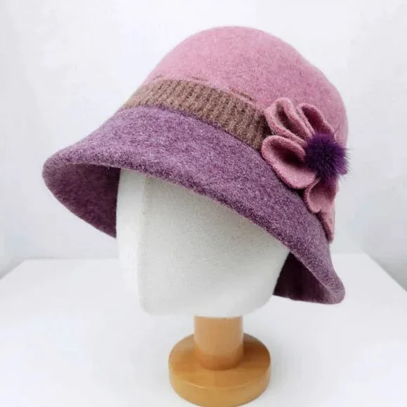Accessories | Womens Winter Bungee Bucket Hat Stitched Wool  display picture 2